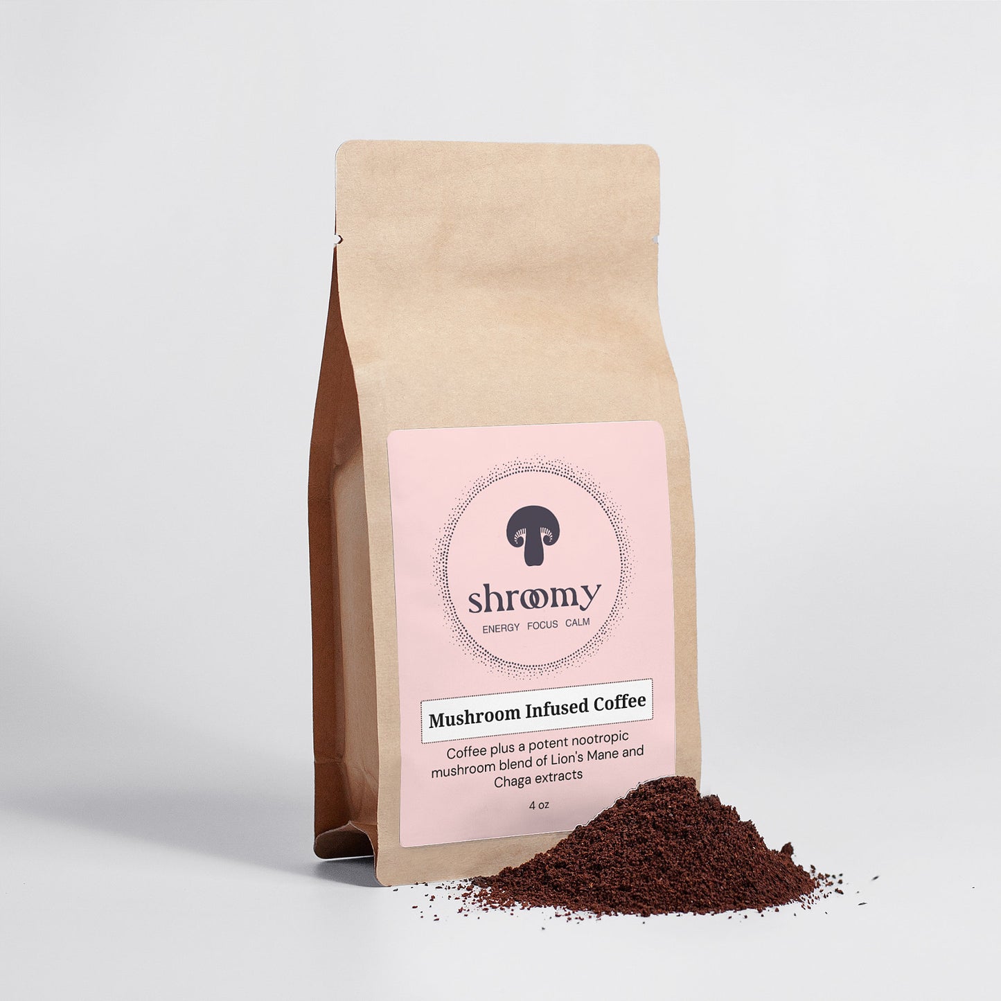 Mushroom Infused Coffee - 4oz